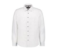 CasaModa Hemd Herren Regular Fit Langarm Leinen weiß, M