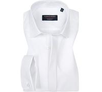 CASAMODA - Evening - Festliches Bügelfreies Herren Hemd, weiß und Creme (005535)