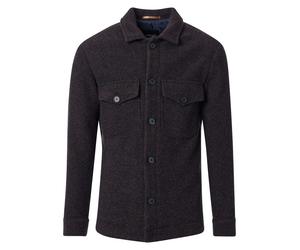 CASAMODA Hemdjacke in Schwarz - Größe 46 | Herren Plussize