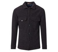 CASAMODA Hemdjacke in Schwarz - Größe 48 | Herren Plussize