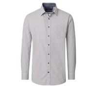 CASAMODA Herren-Langarmhemd, legere Passform, meißelter Stein, Gemeißelter Stein, XXL