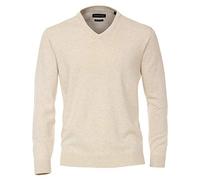 CASAMODA - Herren Pullover mit V-Ausschnitt (004430), Größe:3XL, Farbe:Weiss (009)