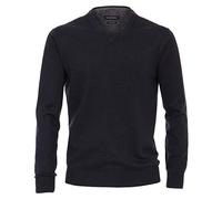 CASAMODA - Herren Pullover mit V-Ausschnitt (004430), Größe:M, Farbe:Blau (135)
