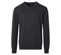 CASAMODA Herren Pullover mit V-Ausschnitt unifarben Elastischer Bund