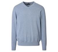 CASAMODA Herren Pullover mit V-Ausschnitt unifarben Elastischer Bund