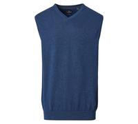 CASAMODA Herren Pullunder Unifarben 004460 Gerade Schnittführung, Aquadunkelblau - Uni, XL