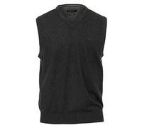 Größe S Casamoda Sport Pullunder Grauschwarz Ärmellos Normal Geschnitten V- Neck Ausschnitt 100% Baumwolle