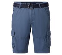 Shorts CASAMODA "CASAMODA Shorts uni", Herren, Gr. 32, Normalgrößen, blau (sattes mittelblau), 100% Baumwolle, Hosen (10655744-32) sattes mittelblau