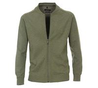 CASAMODA - Herren Strickjacke unifarben (004440), Größe:M, Farbe:Grün (335)