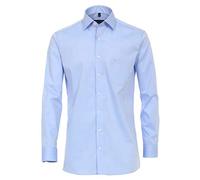 Casa Moda Businesshemd CASAMODA uni Modern Fit 100% Baumwolle Himmelblau Größe 39