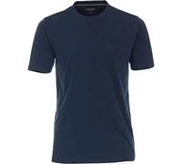 Casa Moda Casual Regular Fit T-Shirt Rundhals dunkelblau, Einfarbig