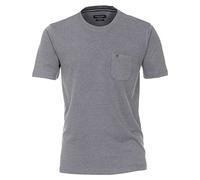 CASAMODA T-Shirt Uni graues Mittelblau XXL