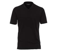 Größe M Casamoda T-Shirt Doppelpack Schwarz Kurzarm Normal Geschnitten V- Neck Ausschnitt 100% Baumwolle