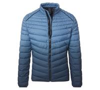 Langjacke CASAMODA "CASAMODA Jacke uni", Herren, Gr. M, blau (mittelblau), 100% Polyester, Jacken (35653460-M) mittelblau