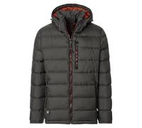 CASAMODA Steppjacke mit Kapuze Uni Dunkelgrün 3XL