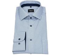 Venti Comfort Fit Hemd blau, Bedruckt