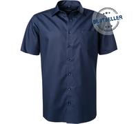 CasaModa Kurzarmhemd Herren Comfort Fit Kurzarm Baumwolle blau, 42