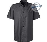 CasaModa Kurzarmhemd Herren Kurzarm Baumwolle grau, 43