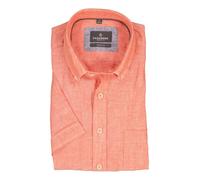 Casa Moda Casual Fit Leinenhemd orange, Einfarbig