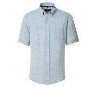 CASAMODA - Leinenhemd aqua bis petrol - Gr. - XXL