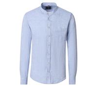 Leinenhemd CASAMODA "CASAMODA Leinenhemd uni", Herren, Gr. XXL, Normalgrößen, hellblau, 100% Leinen, unifarben, lässig geschnitten, Hemden (92817639-XXL) hellblau