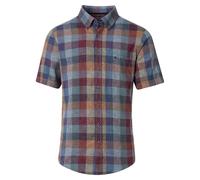 CASAMODA Leinenhemd kariert Casual Fit