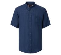 Casa Moda Leinenhemd Casual Fit Kurzarm Herren 100% Leinen Dunkelblau Größe M
