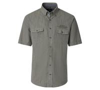 CASAMODA - Leinenhemd Kurzarm grün - Gr. - 3XL