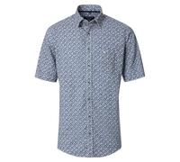 CASAMODA Leinenhemd Print Casual Fit