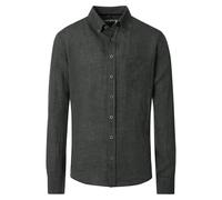 CASAMODA Leinenhemd Uni Casual Fit 304 grün 3XL