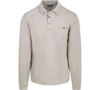 CASAMODA Long Sleeve Poloshirt Structure Grau - Größe XXL Grau XXL