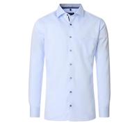 Casa Moda Modern Fit Hemd blau, Faux-uni