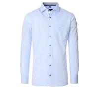 Casa Moda Modern Fit Hemd blau, Faux-uni