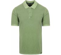 CASAMODA Polo Piqué Garment Dye Grün - Größe M Grün M