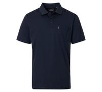 Casa Moda Poloshirt Uni – Halbarm, Brusttasche, geknöpfter Kragen – Dunkelblau XXL