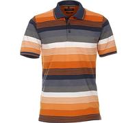 CASAMODA Polo-Shirt gestreift Orange M