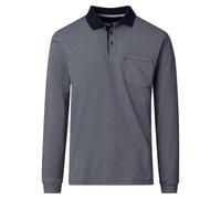 CASAMODA - Herren Polo-Shirt Langarm (454385000), Größe:L, Farbe:Blau (105)