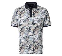 Poloshirt CASAMODA "CASAMODA Polo-Shirt Print", Herren, Gr. XXL, grün, 100% Baumwolle, Shirts (22192269-XXL) grün