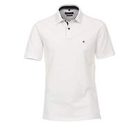 Casa Moda Casual Fit Poloshirt Kurzarm weiss, Einfarbig