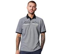 Poloshirt CASAMODA "CASAMODA Polo-Shirt uni", Herren, Gr. L, blau (graues mittelblau), 95% Baumwolle, 5% Elasthan, Shirts (36528669-L) graues mittelblau