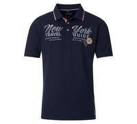Casa Moda Polo-Shirt Uni Blau Größe L