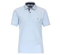 Poloshirt CASAMODA "CASAMODA Polo-Shirt uni", Damen, Gr. 3XL, blau (hellblau), 95% Baumwolle, 5% Elasthan, Shirts (96607141-XXXL) hellblau