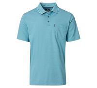 Casa Moda Poloshirt Regular Fit Kurzarm Uni Türkis XL