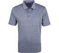 CASAMODA Poloshirt Dunkelblau Design - Größe 3XL Blau 3XL