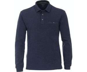 CASAMODA Poloshirt LS Dunkelblau - Größe XXL Dunkelblau XXL