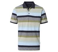 CASAMODA - Poloshirt mit Streifenmuster grün - Gr. - L