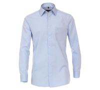 CASAMODA - Popeline Hemd uni 006050 blau - Gr. - 48