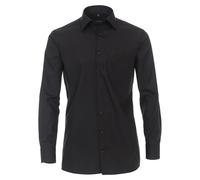 CASAMODA Herren Businesshemd, Schwarzgrau - Uni Nah (800), 40