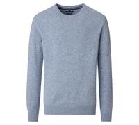 Strickpullover CASAMODA "CASAMODA Pullover uni", Herren, Gr. 3XL, hellblau, 80% Wolle, 20% NY, Pullover (28489805-XXXL) hellblau