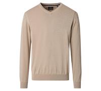Casa Moda Pullover V-Ausschnitt Ecru Wollweiß Größe 3XL